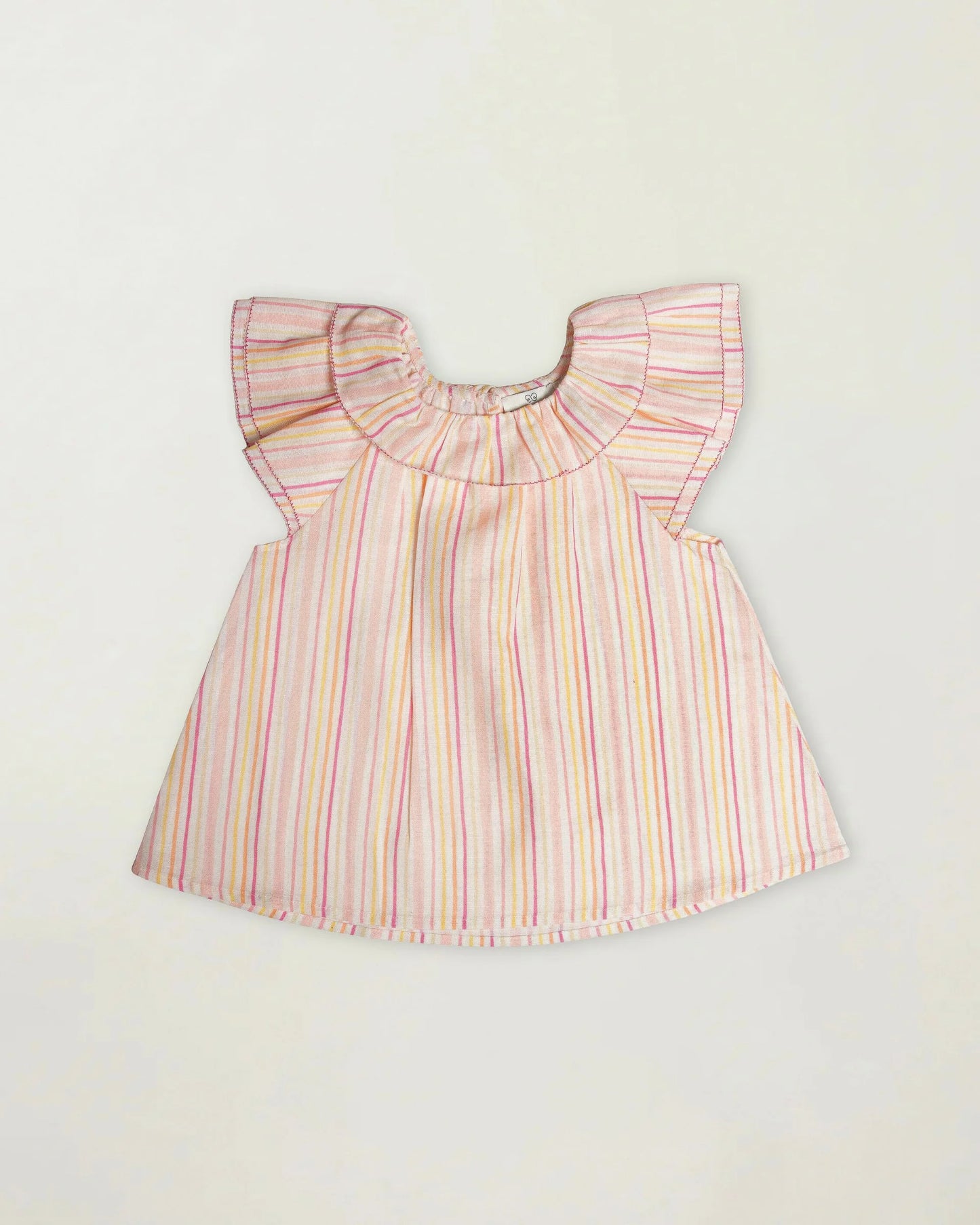 Lola Blouse | Pink Stripes