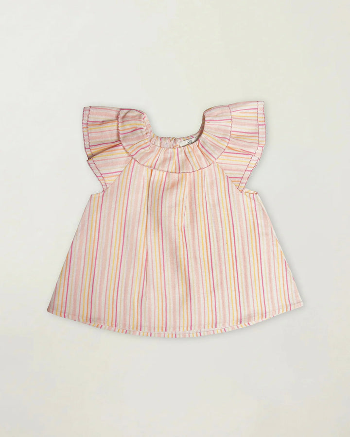 Lola Blouse | Pink Stripes