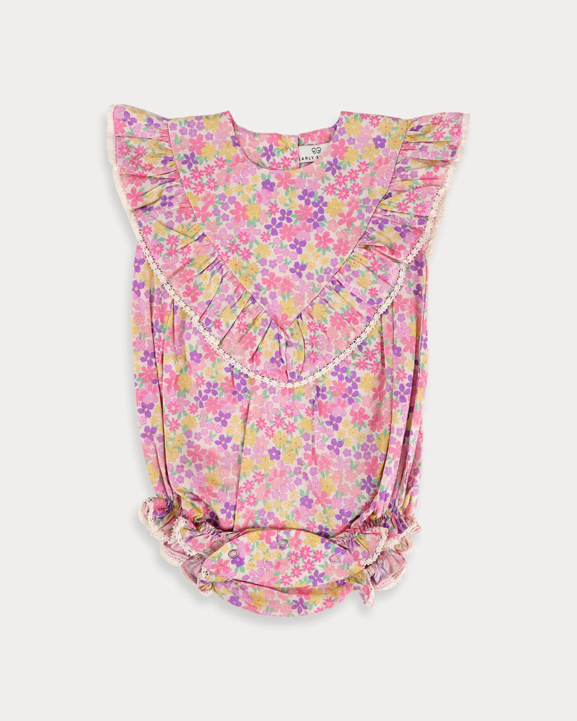 LUCY BABY BUBBLE ROMPER | Floral
