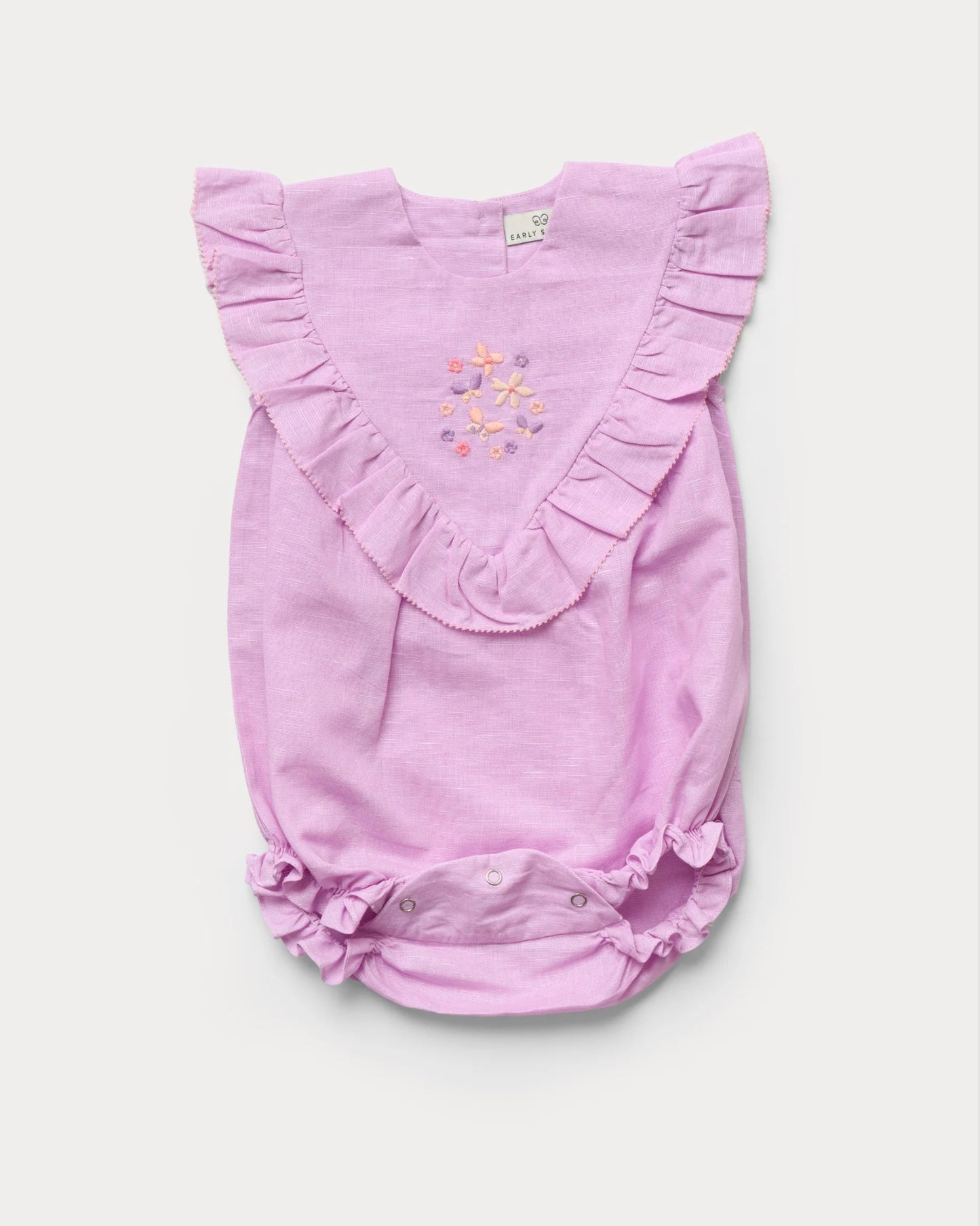 LUCY BABY BUBBLE ROMPER | Lilac