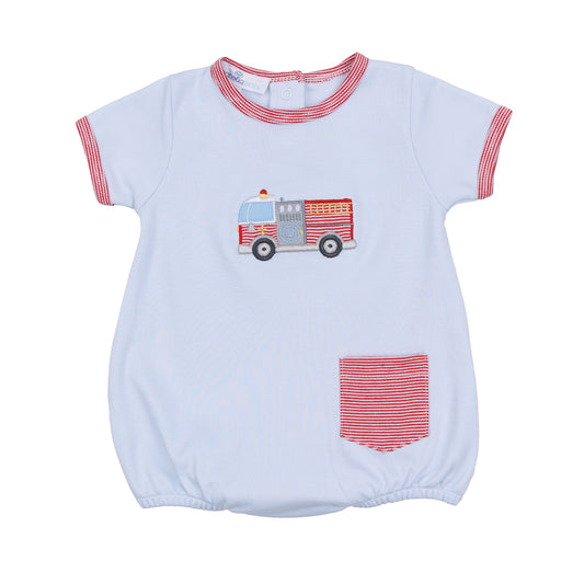 Hero Brigade Applique Short Sleeve Bubble
