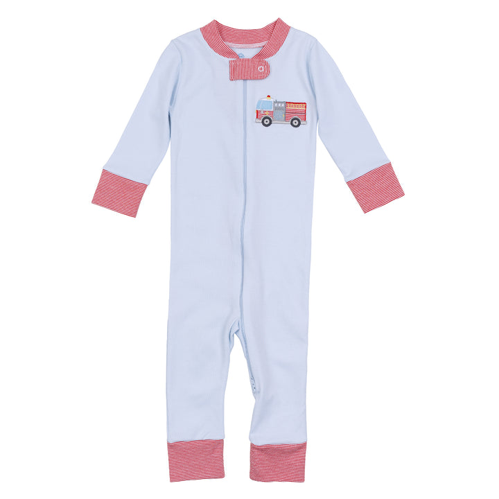 Hero Brigade Applique Zipper Pajamas