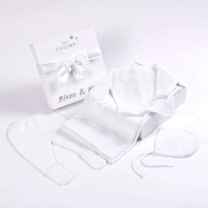 Meli Baby Layette Set | White