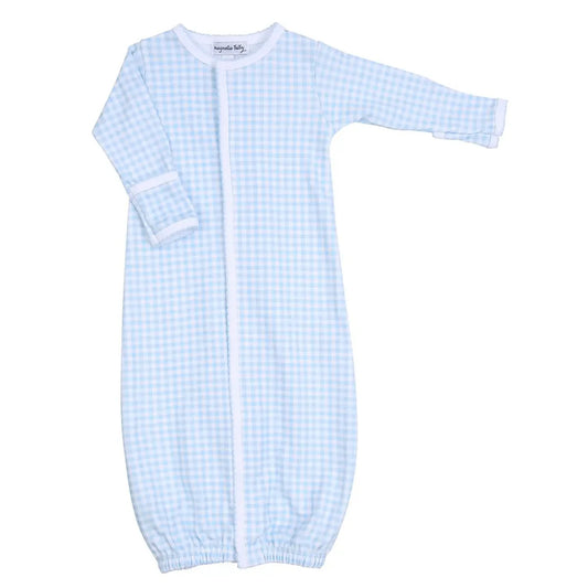 Mini Checks Converter | Light Blue