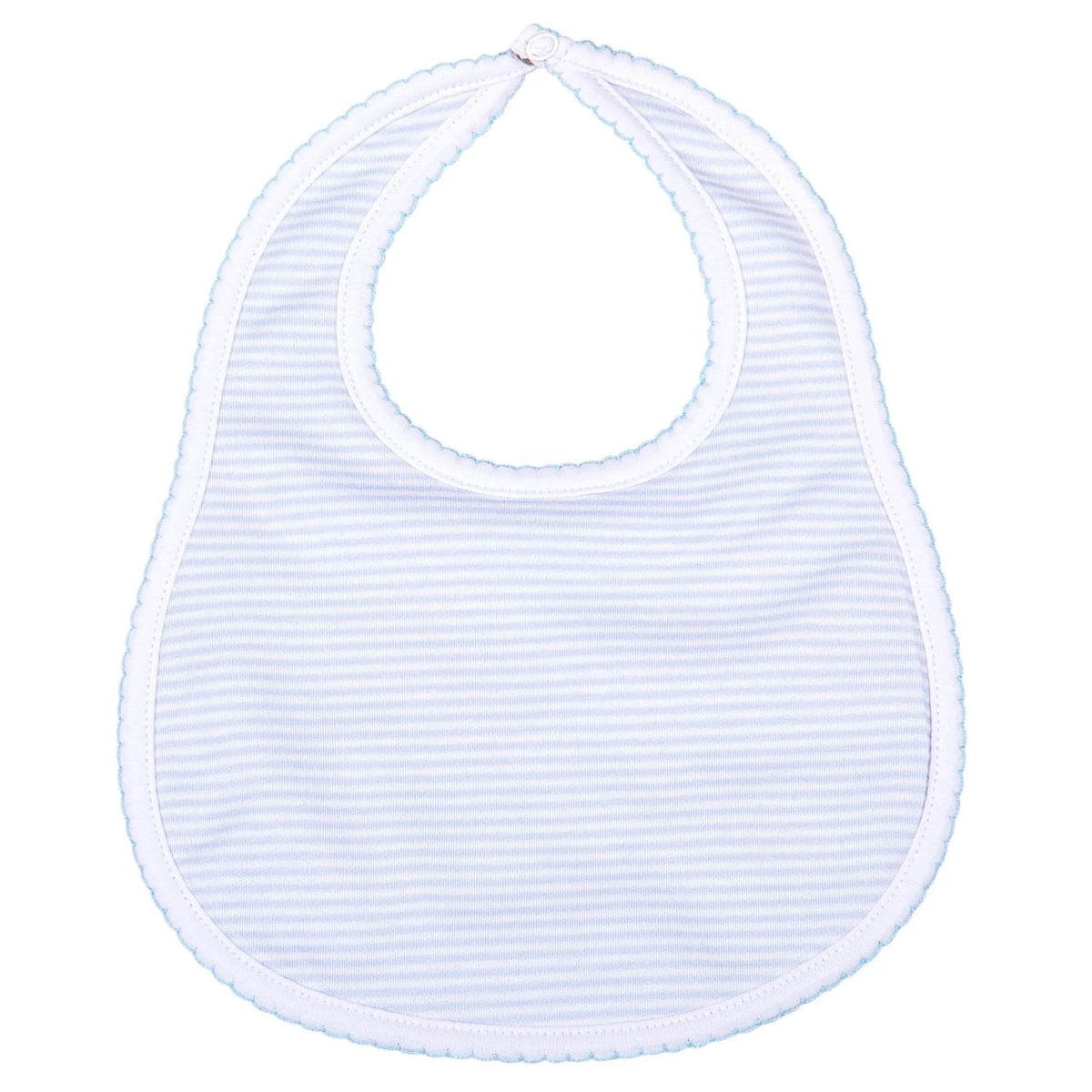 Mini Stripes Bib | Light Blue