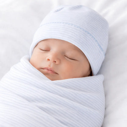 Mini Stripes Hat | Light Blue