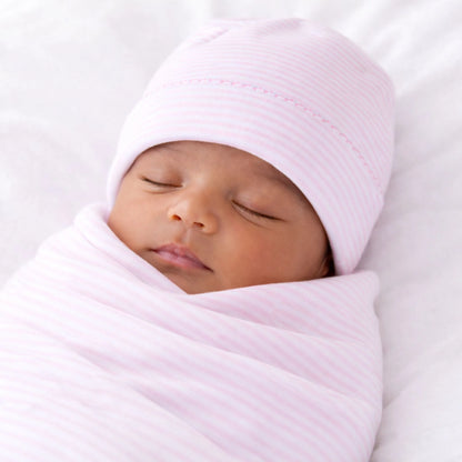 Mini Stripes Hat | Pink