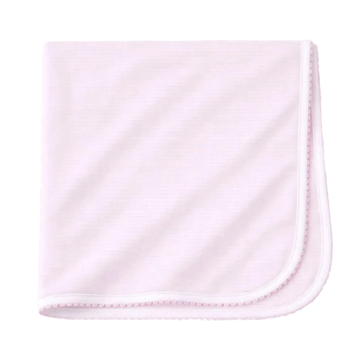 Mini Stripes Receiving Blanket | Pink