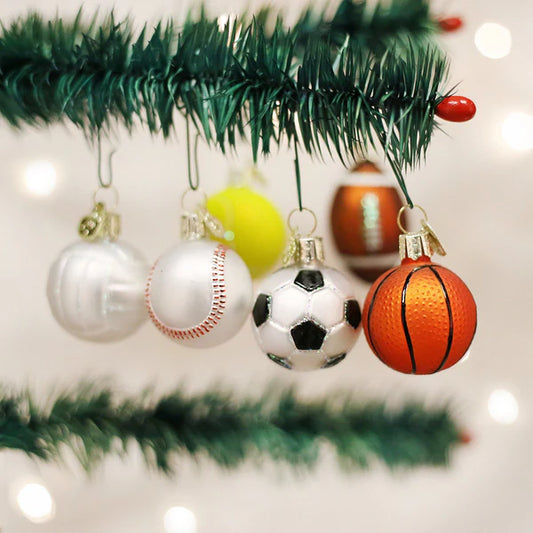Mini Sports Balls Ornament (Assorted)
