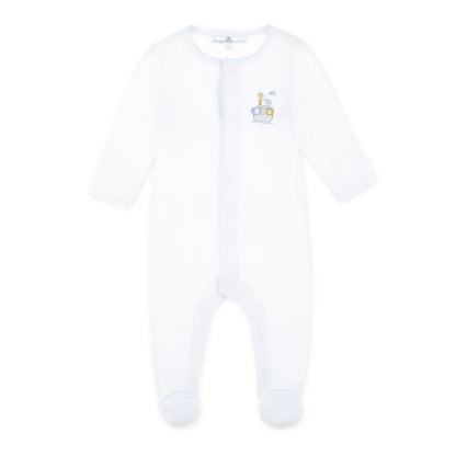 Noah's Ark Footie | Light Blue