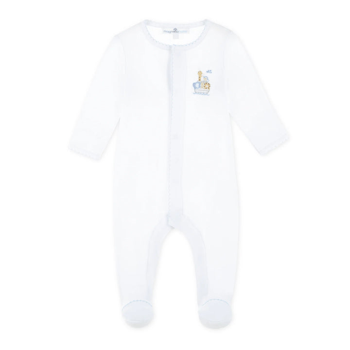 Noah's Ark Footie | Light Blue