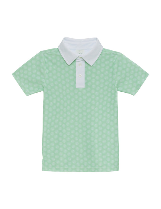 palm green polo shirt