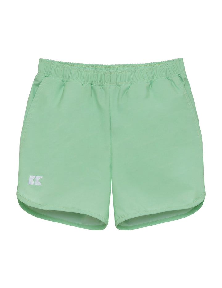 palm green super short, no liner