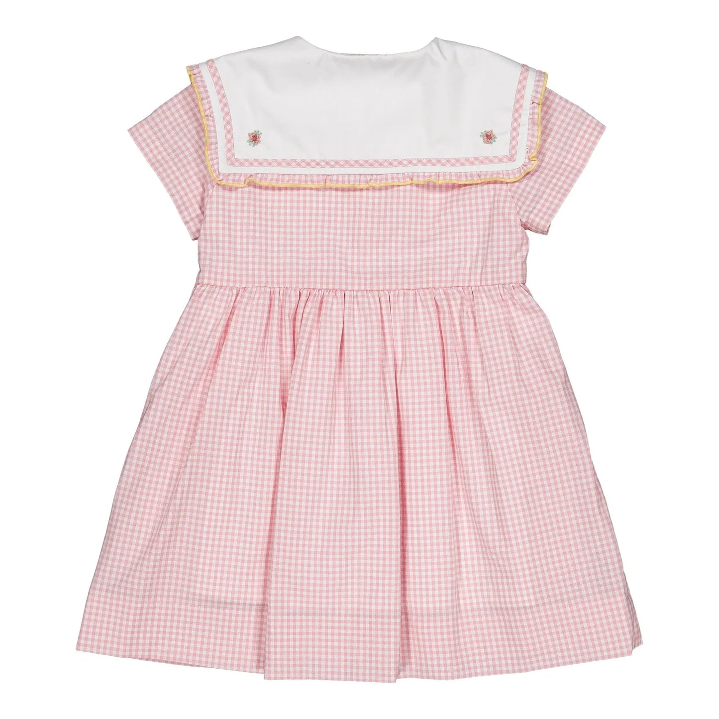 Paolina Dress I Candy Pink Small Gingham