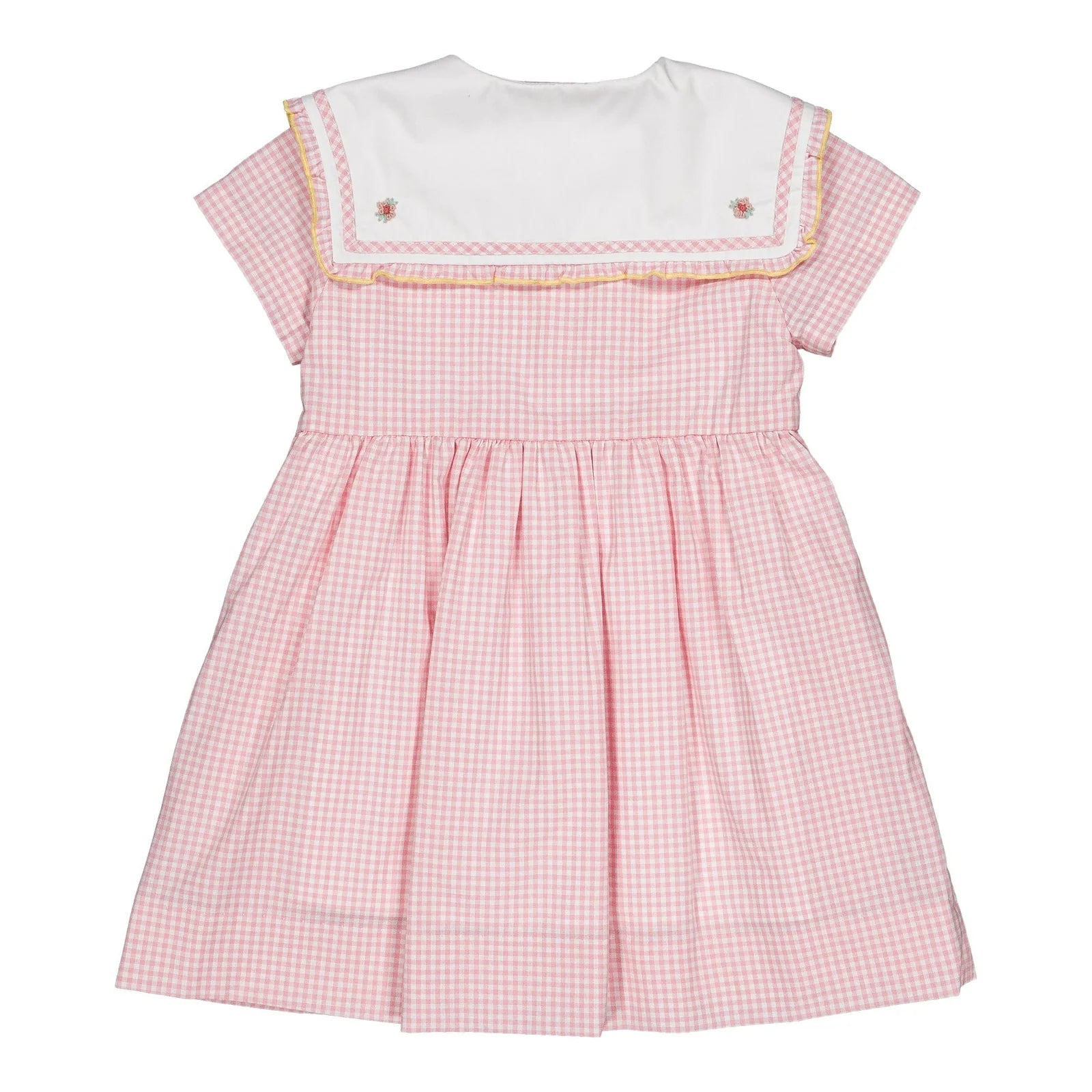 Paolina Dress I Candy Pink Small Gingham
