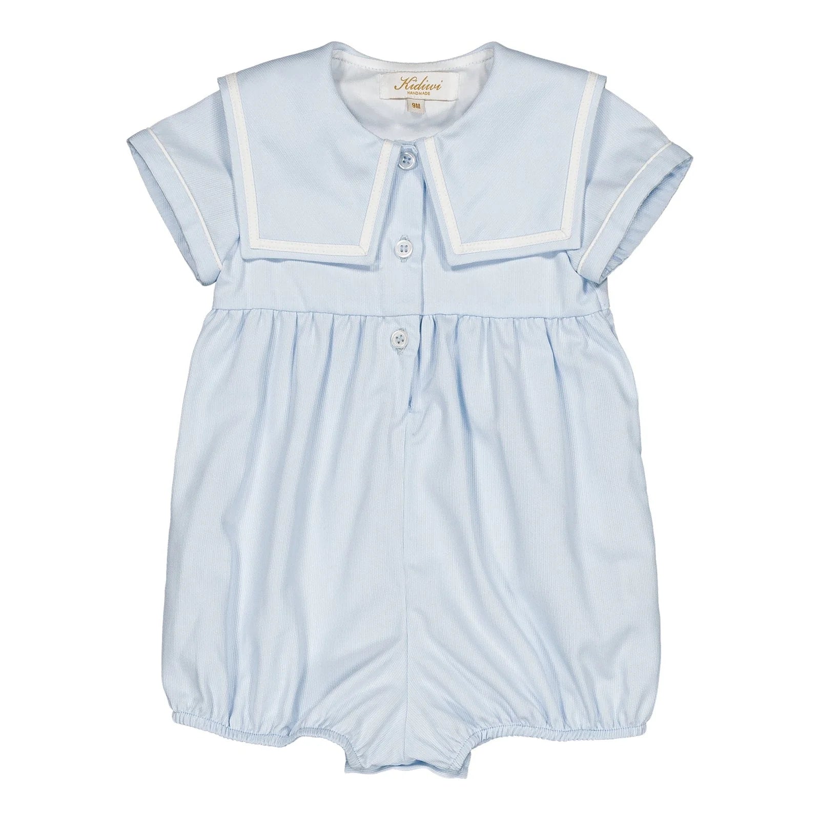Paulin Romper I Blue Celeste Piqué