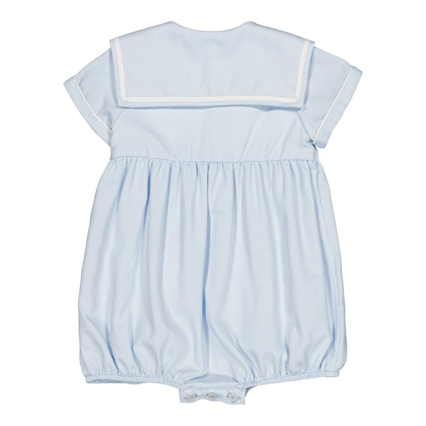 Paulin Romper I Blue Celeste Piqué
