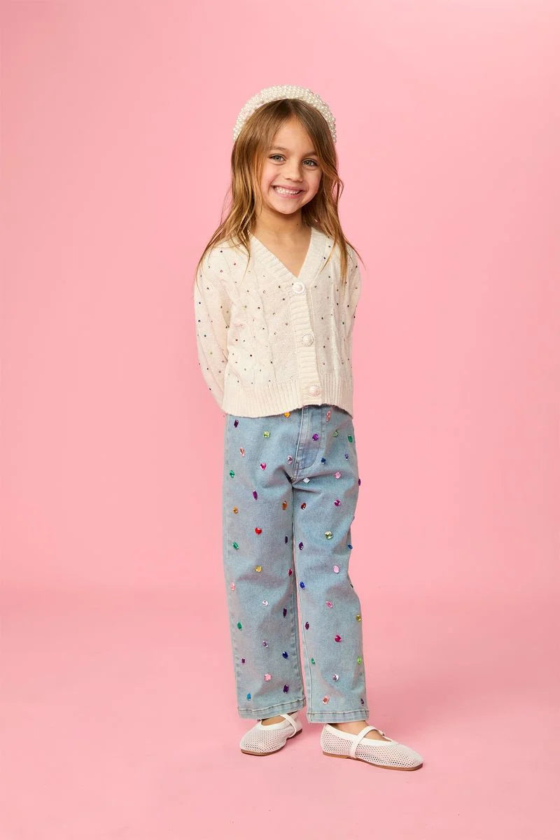 Piper Gemstone Denim Pants