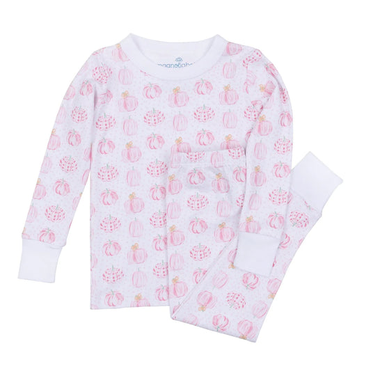 Precious Pumpkins Long Sleeve Pajamas  | Pink