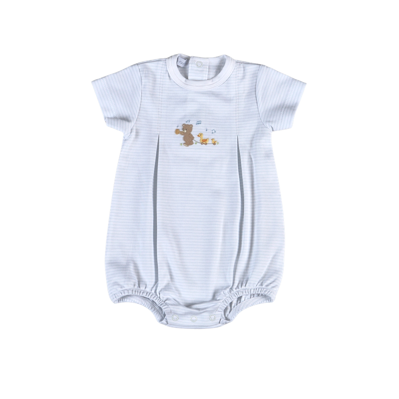 Music & Parade Embroidered Blue Bubble