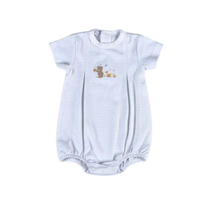 Music & Parade Embroidered Blue Bubble