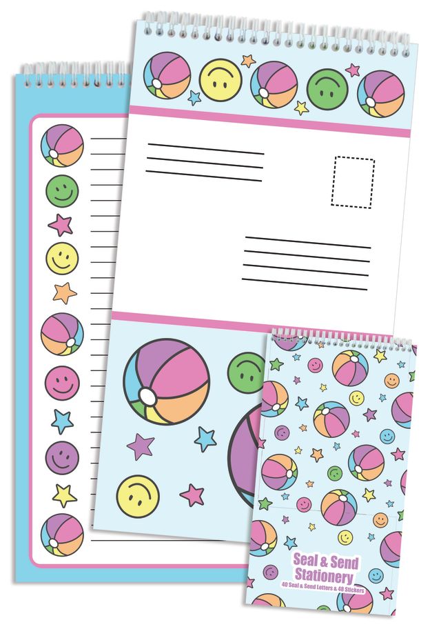 Beach Ball Seal & Send Stationery