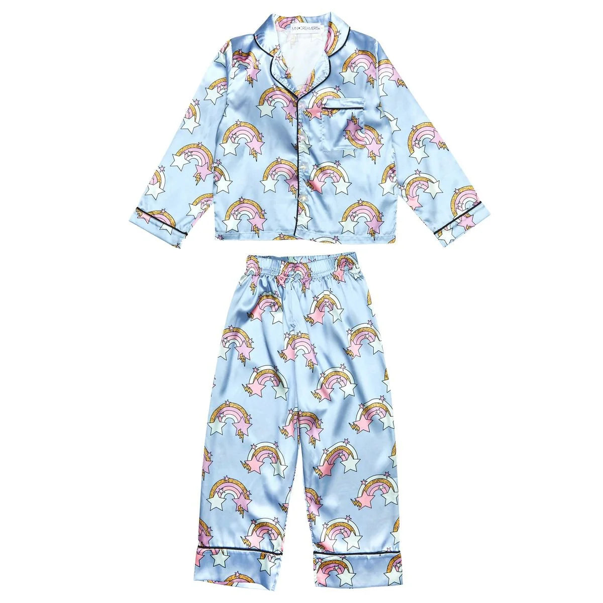 Rainbow & Stars Silky Set