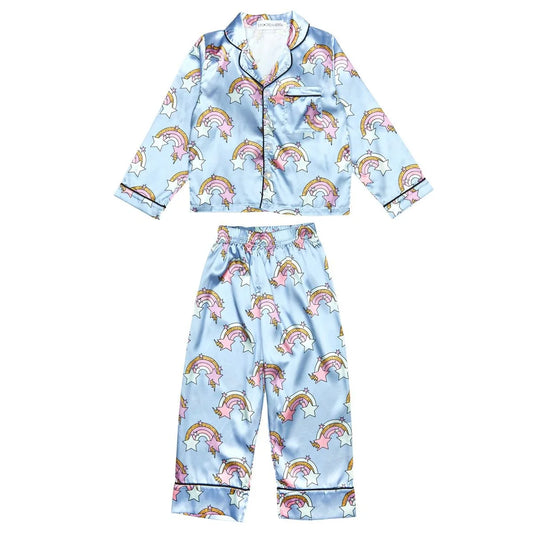 Rainbow & Stars Silky Set