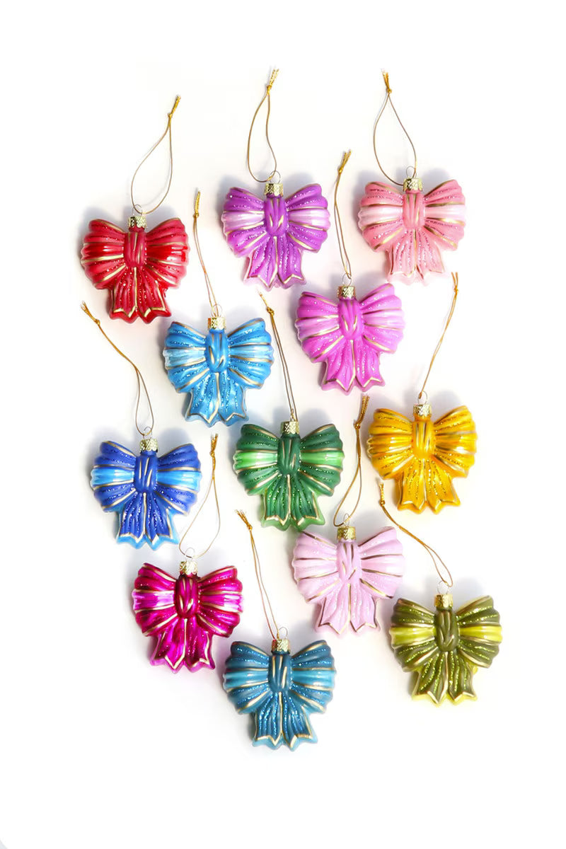 Small Ribbons and Bows Ornament | Assorted