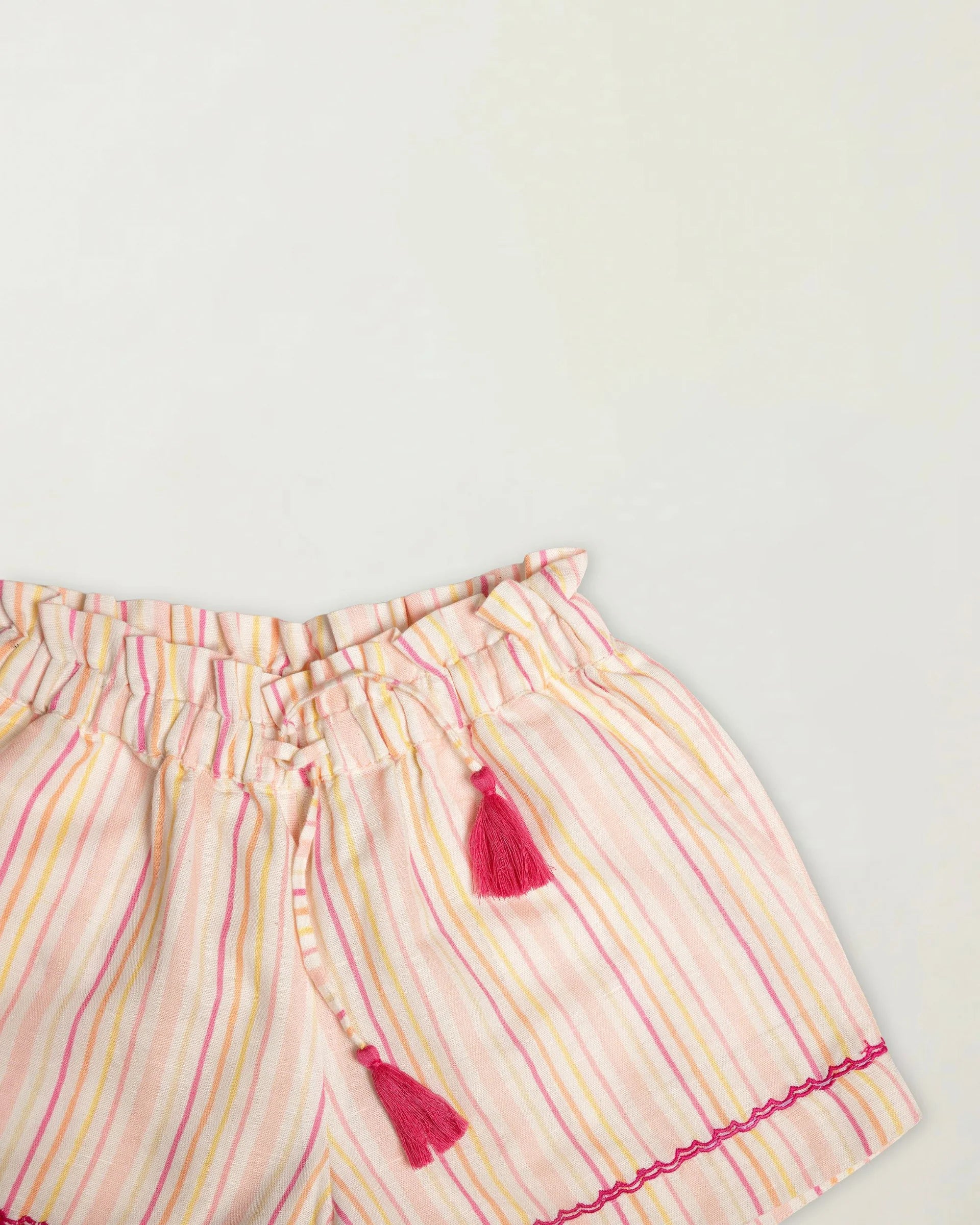 Roman Shorts  | Pink Stripes