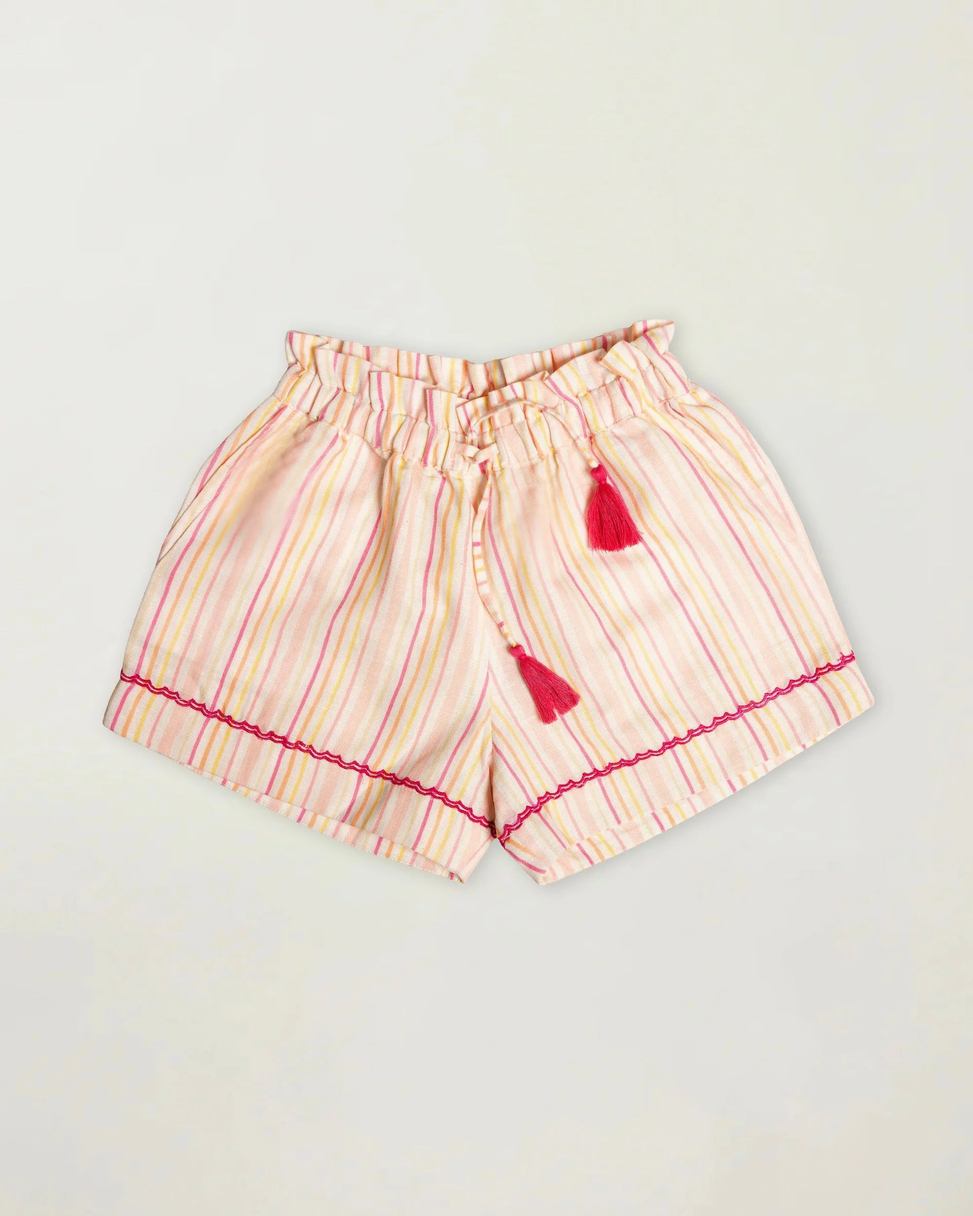 Roman Shorts  | Pink Stripes