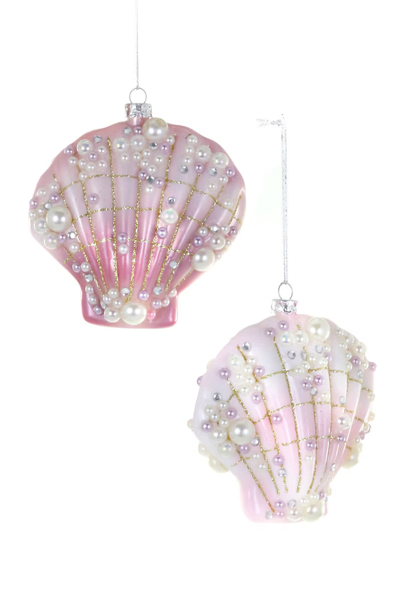 Scalloped Shell Ornament | Assorted