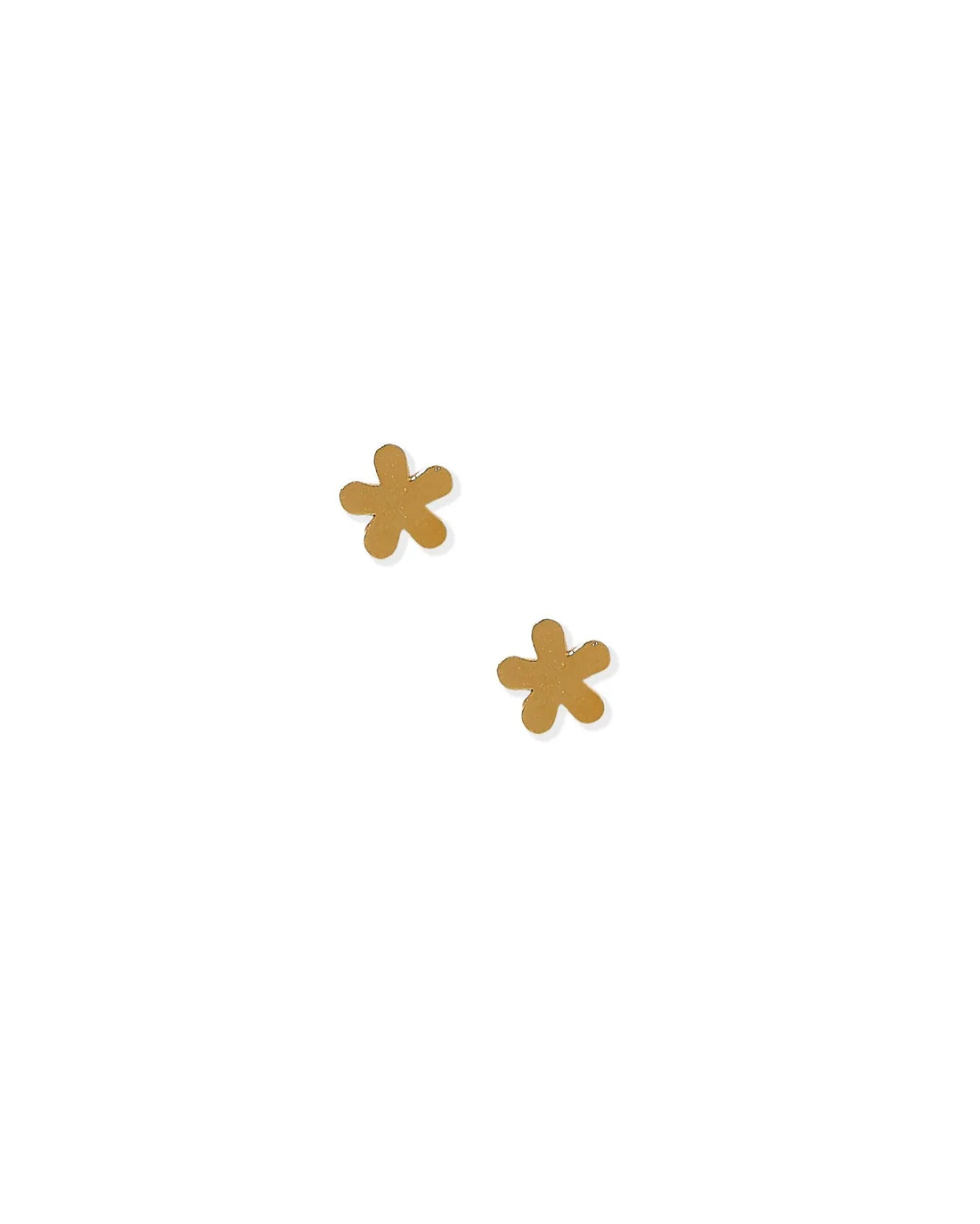 Screwback Stud | Briar | Gold Flower