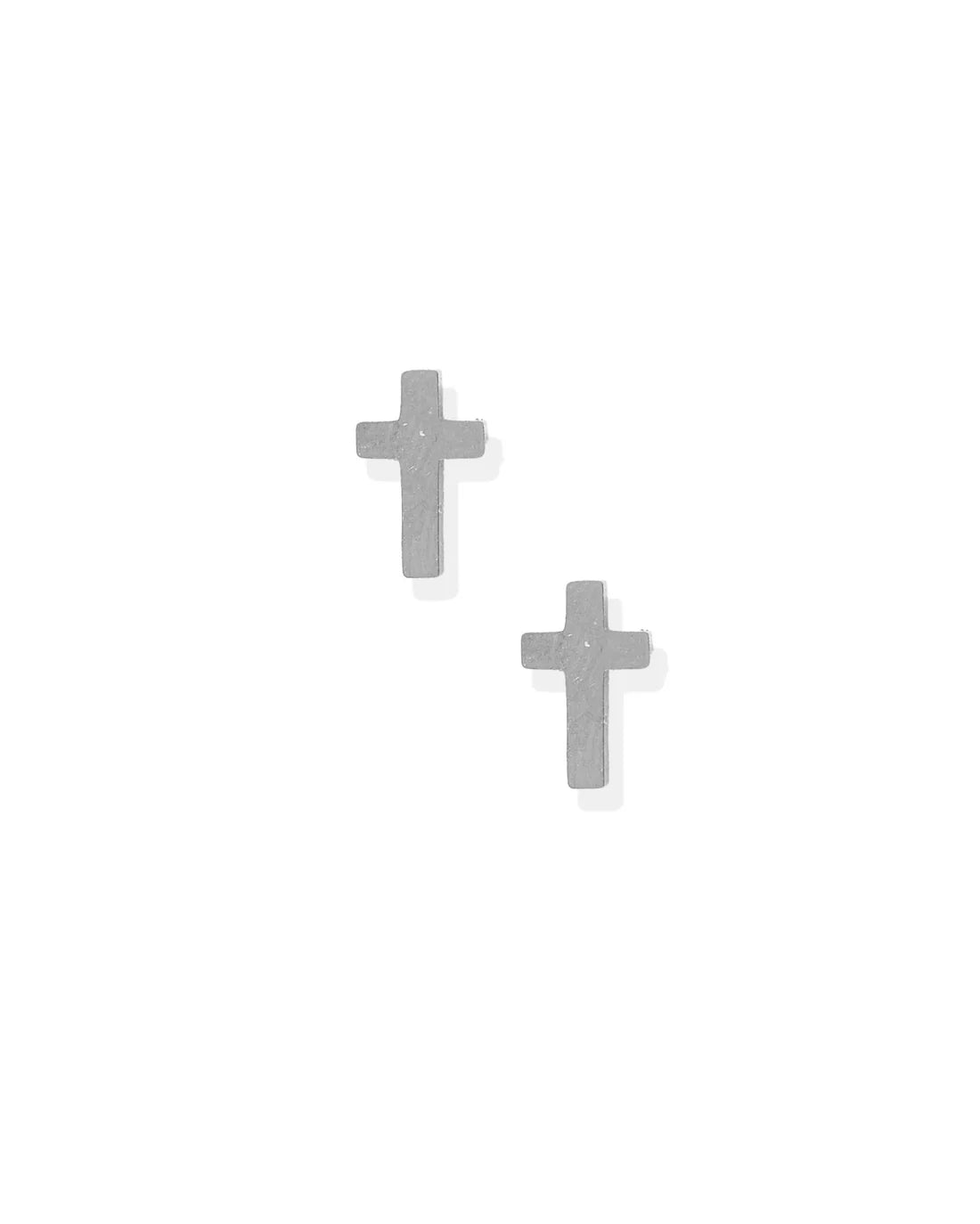 Screwback Stud | Catherine | Silver Cross