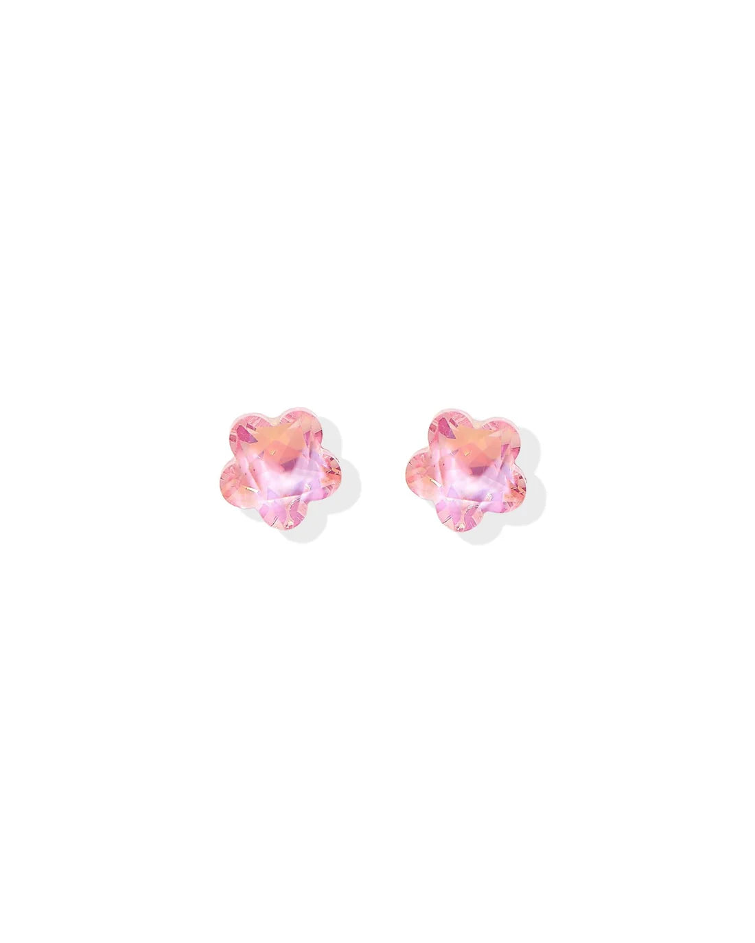 Screwback Stud | Candy Star | Bubblegum Pink Flower
