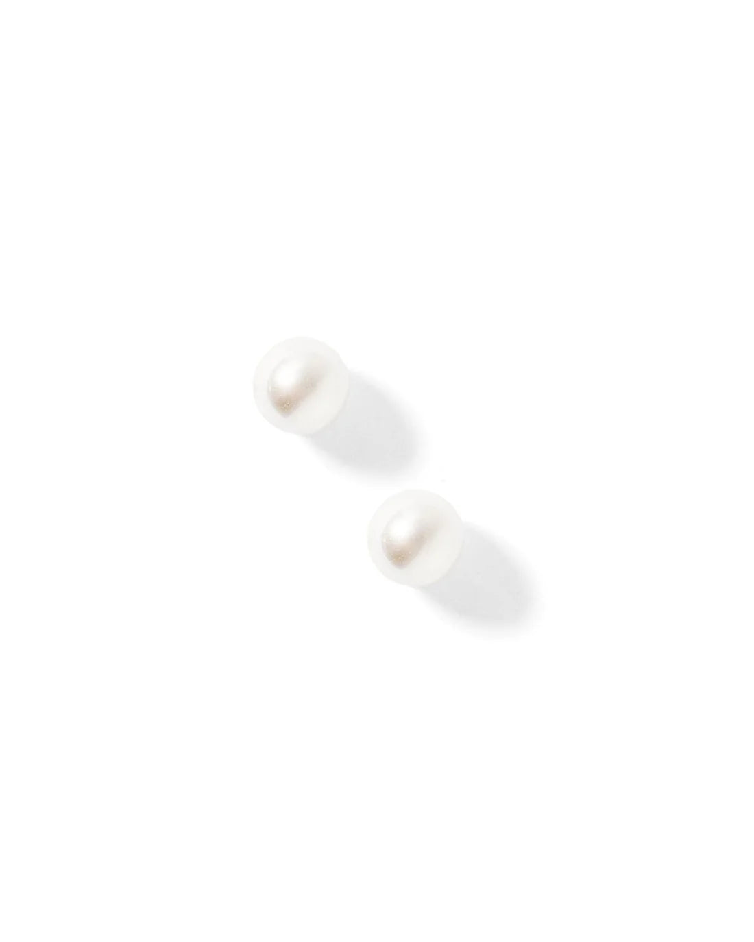 Screwback Stud | Payton | White Pearl