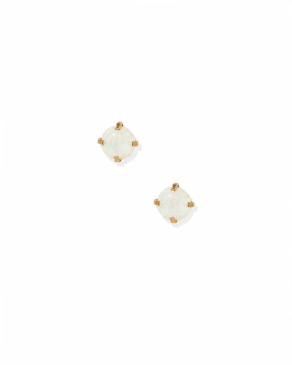 Screwback Stud | Venus | White Opal