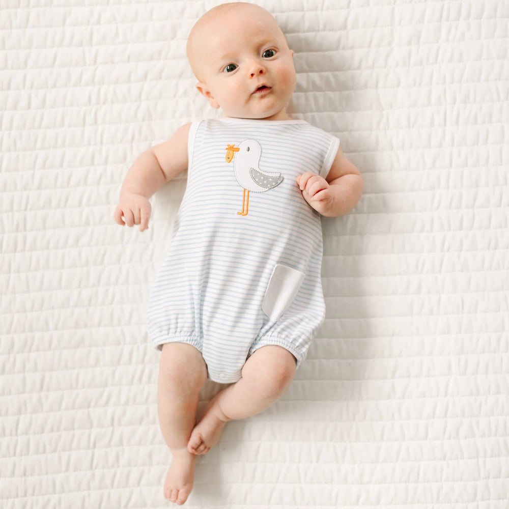 Seabird Shores Applique Bubble | Light Blue