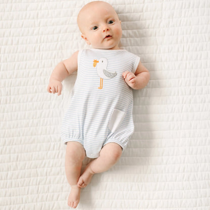 Seabird Shores Applique Bubble | Light Blue