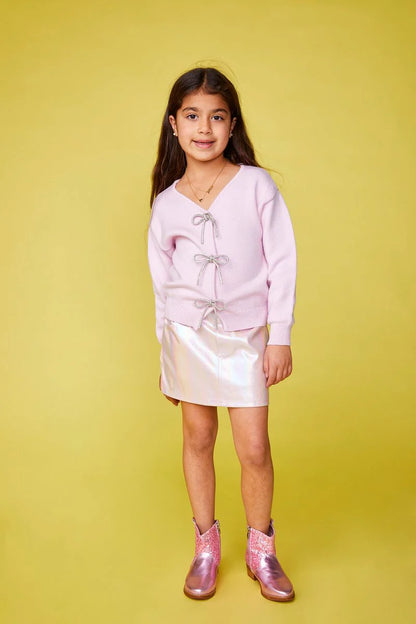 Shaylee Bow Cardigan