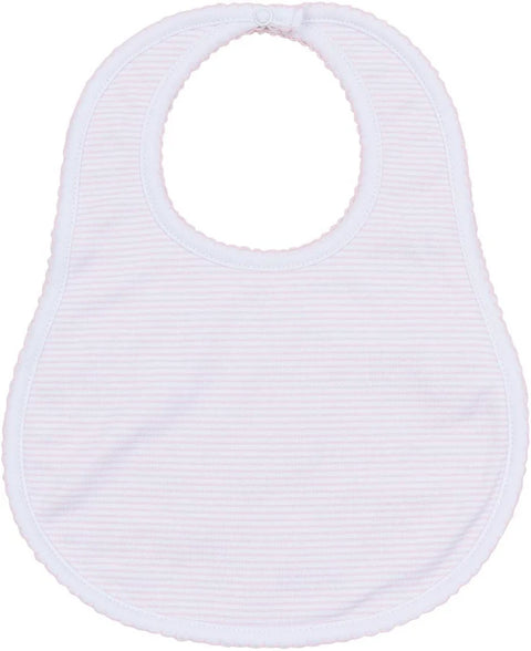 Mini Stripes Bib | Pink