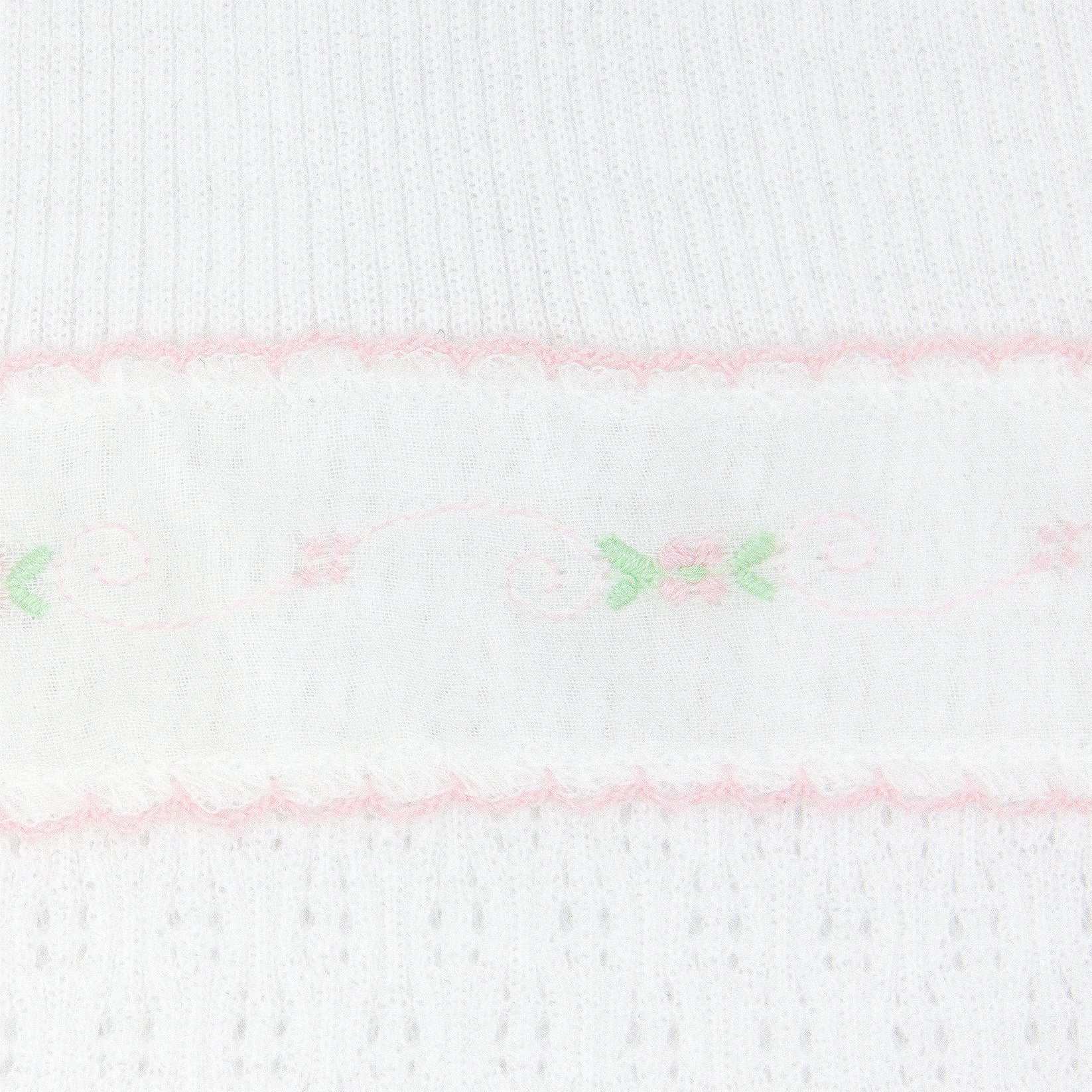 Paty Knit Converter w Swiss Floral Trim | Pink