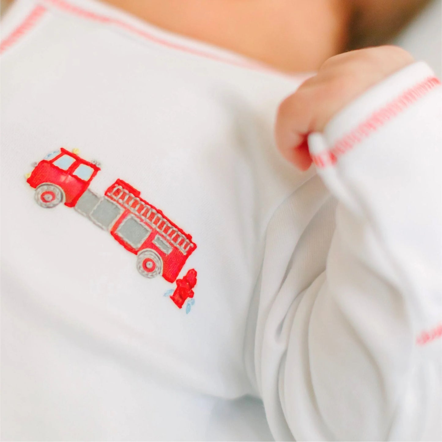 To the Rescue Embroidered Footie