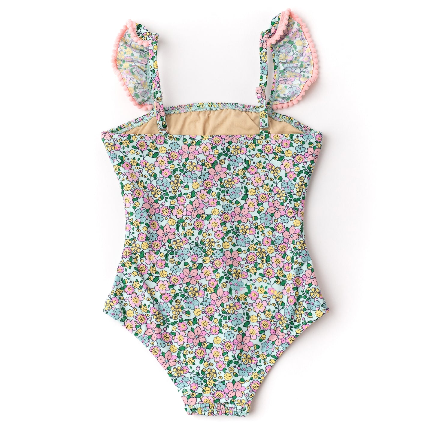Smocked One-Piece | Mint Ditsy Floral
