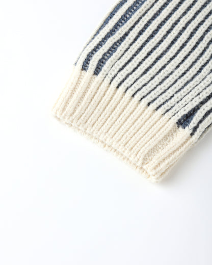 CHUNKY KNIT PANT || OCEAN