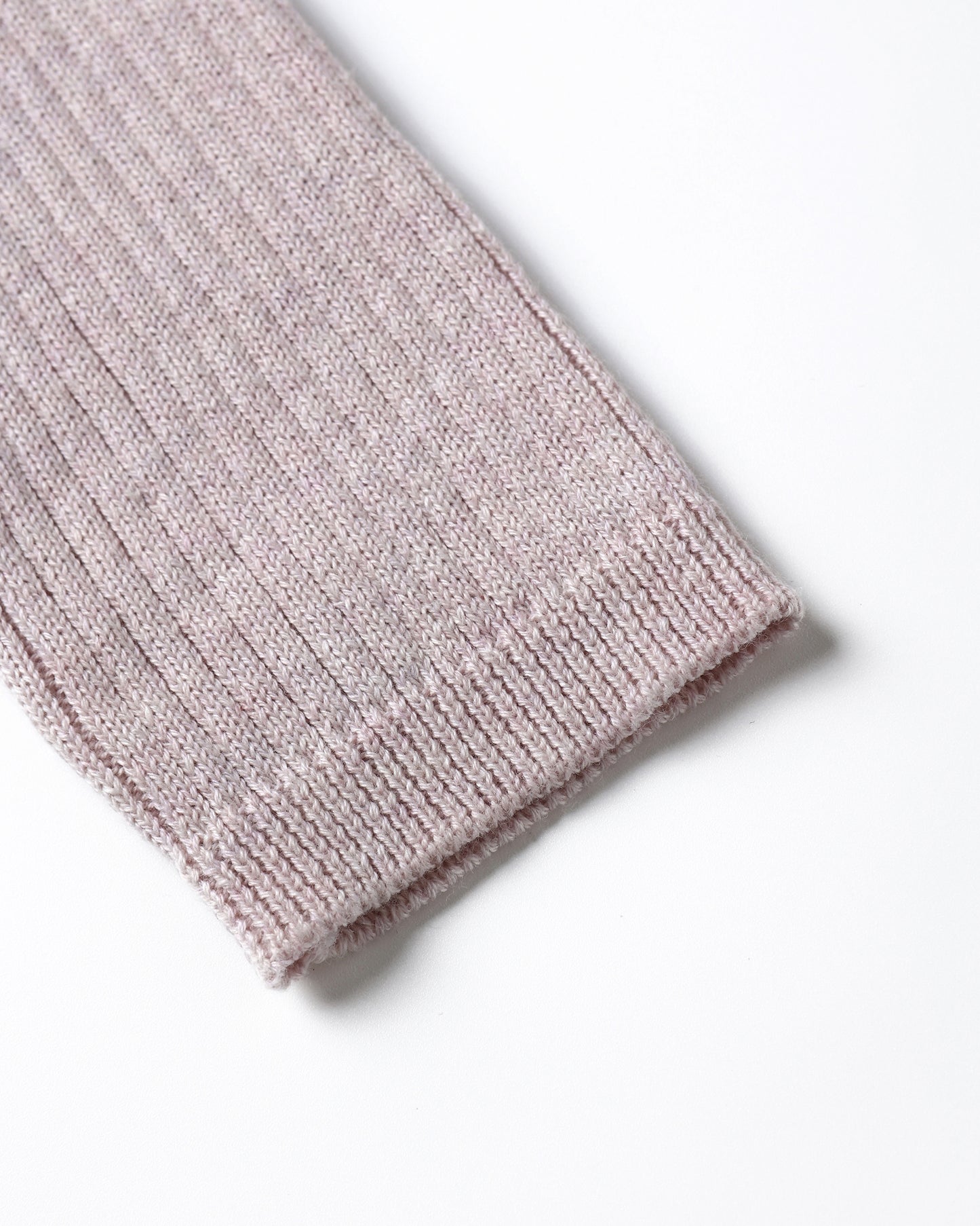 RIB KNIT PEPLUM TOP || LILAC