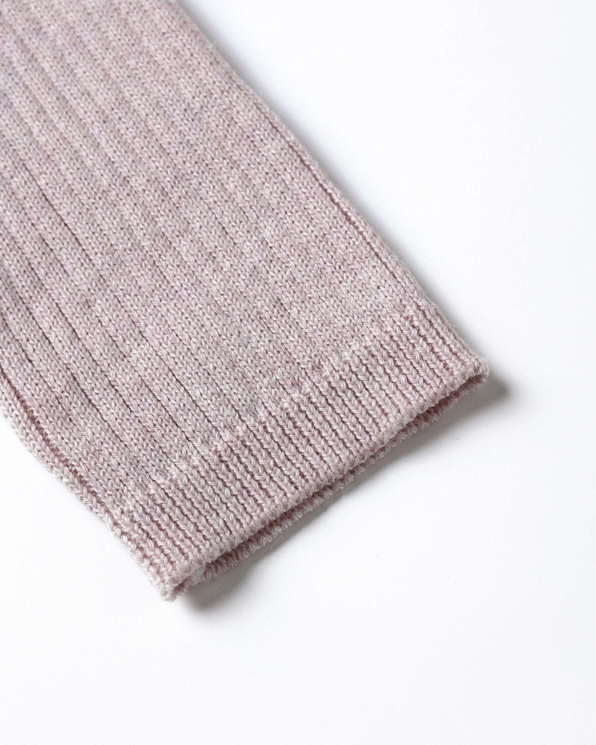 RIB KNIT PEPLUM TOP || LILAC