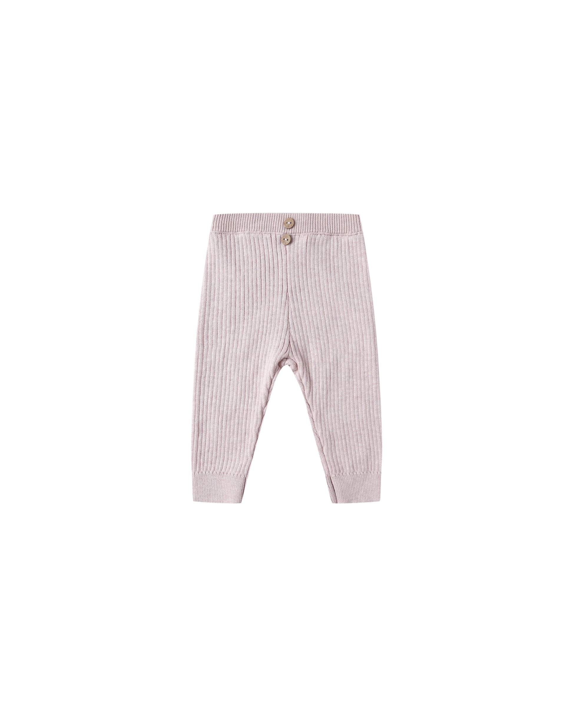 RIB KNIT LEGGING || LILAC