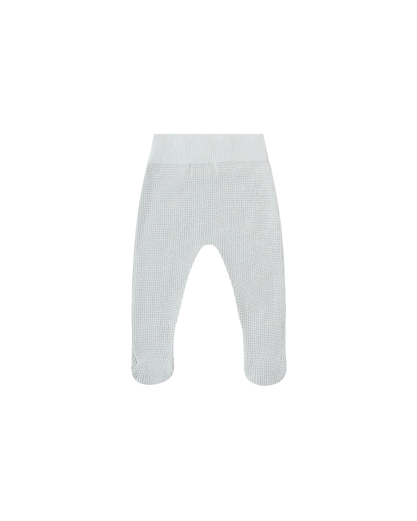 FOOTED KNIT PANT || ICE BLUE