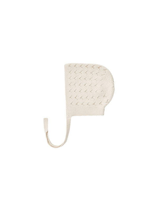 KNIT BONNET || NATURAL
